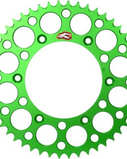 20-22 Kawasaki KLX300R Rear Sprocket Grooved - Green 520-50 Teeth