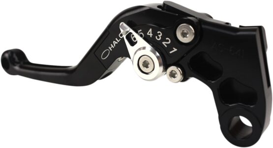 Halo Adjustable Folding Clutch Lever - Black