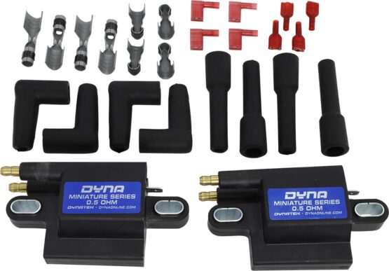 Dynatek Miniature 0.5 Ohm Dual Output Ignition Coil Set, Pair - Image 2
