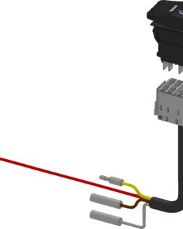 KFI Products Actuator Backlit Dash Rocker Switch Kit for UTV Plows