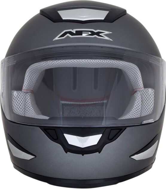 FX-99 Full Face Street Helmet Gray Large - Image 6