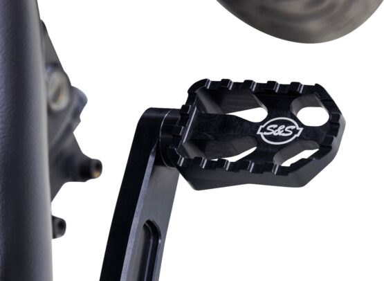 S&S Cycle Mid-Mount Brake Pedal Kit Black For Harley M8 Softail - Image 4