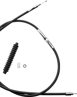 Drag Specialties Black Vinyl Clutch Cable Standard For Harley-Davidson