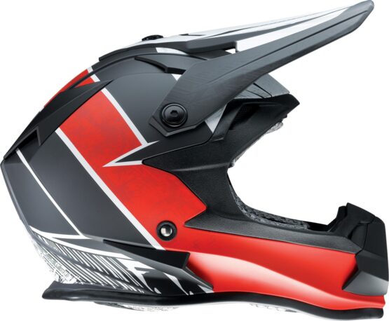 Z1R Youth F.I. Fractal MIPS Helmet - Large, Matte Black/Red - Image 3