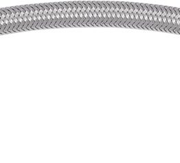 19" AN -6 Flare Universal Braided Stainless Steel Oil Line