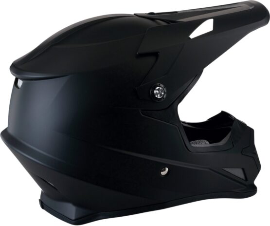 Rise Full Face Offroad Helmet Matte Black Small - Image 2
