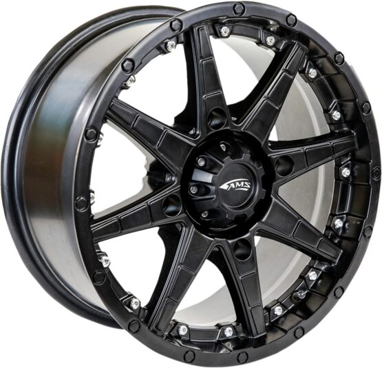 AMS Roll'n 105 15x7 Satin Black Wheel 4/110 5+2 Offset