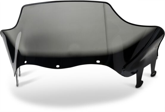 Powermadd Cobra Mid Windshield Smoke Black For Polaris Aggressive Hood