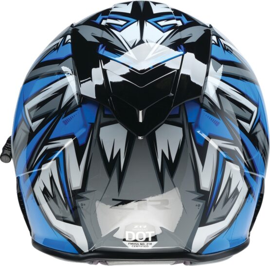 Z1R Warrant Neuron Snow Electric Helmet M Blue/White - Image 4