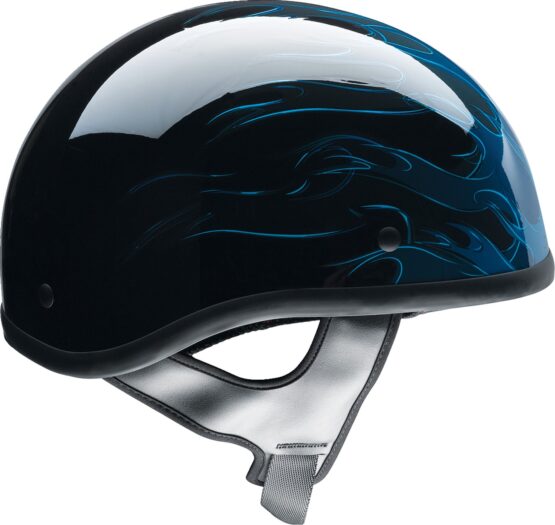 Z1R CC Beanie Hellfire Helmet XL Blue/Black Gloss - Image 4