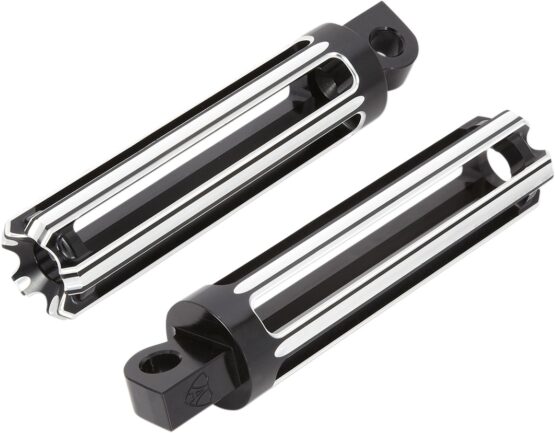 Arlen Ness 10-Gauge Black Footpegs
