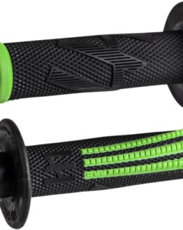 ODI Emig Pro V2 Lock-On Grips Black/Green For 7/8" Handlebars