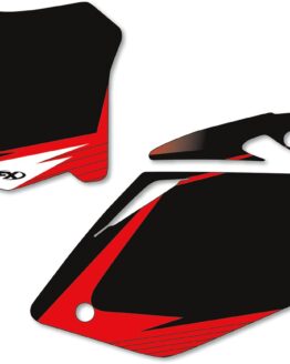 Factory Effex Black Number Plate Backgrounds Fits 05-06 Honda CRF450