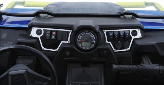 Moose Dashplate Right White 4Switch 12V Large Fits 15-19 RZR 900/1000 - Image 4