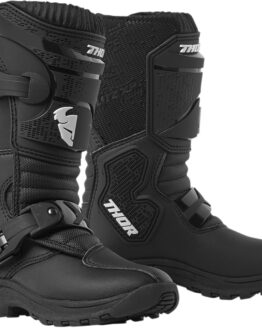 Blitz XP Mini Dirt Bike Boots - Black MX Sole Kids Size 13