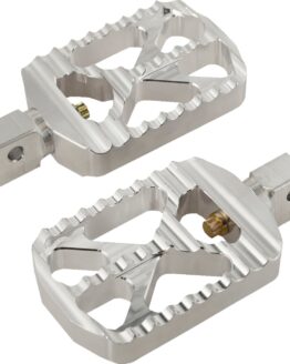 Joker Machine Bear Claw Silver Footpegs for Indian