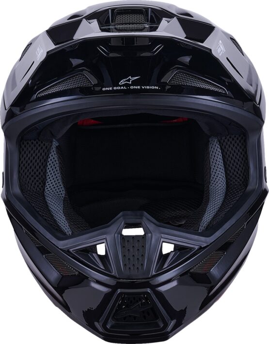 Alpinestars SM7 Solid MX Helmet Gloss Black XL - Image 4
