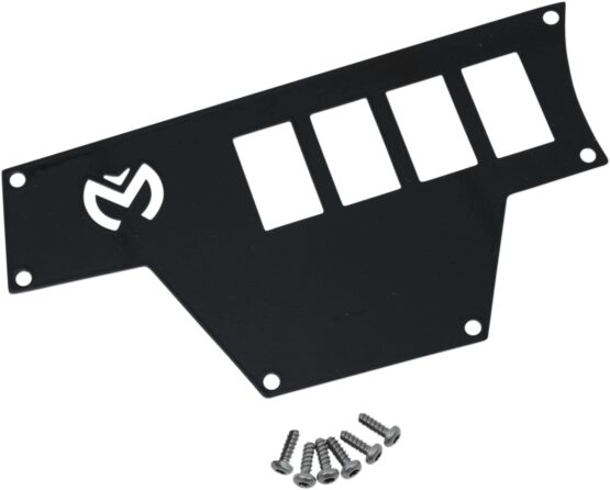 Moose Dashplate Left Black 4-Switch Large Fits 15-19 Polaris RZR 900/1000