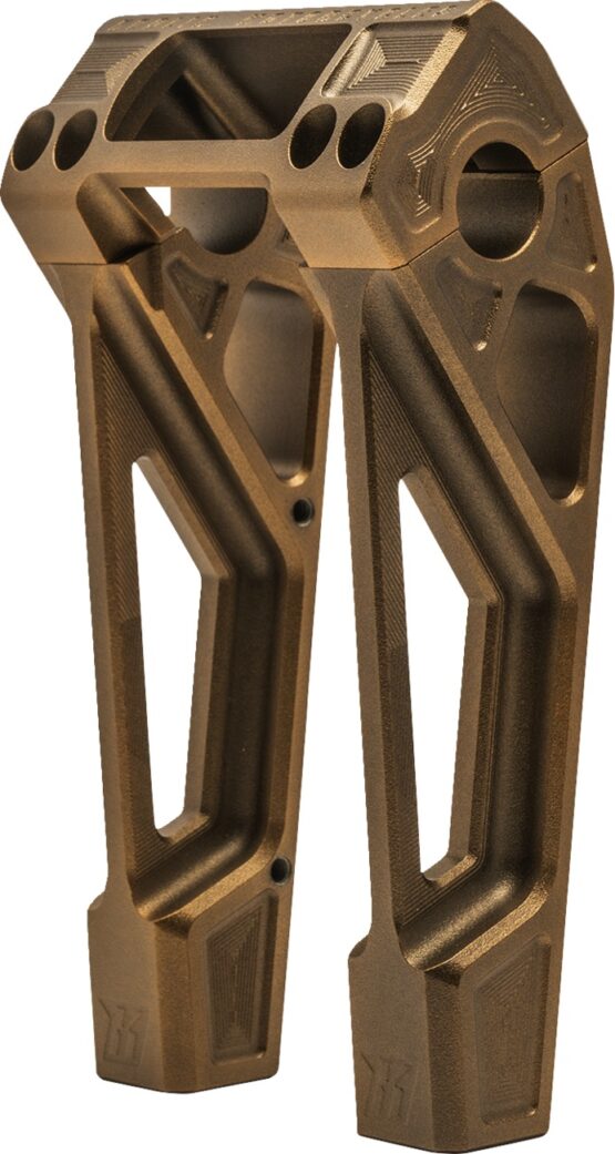 Kodlin USA Fastback Risers 6in Bronze For Harley-Davidson Digital Gauges