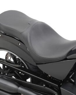Plain Leather/Vinyl 2-Up Seat Black Low
