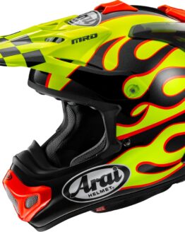 Arai VX-Pro4 Flame Helmet XL Yellow/Black/Red