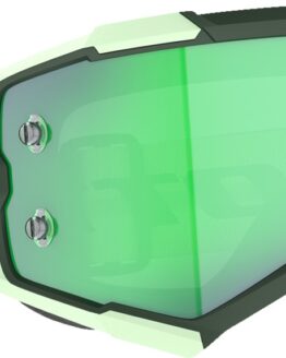 Scott Fury Goggles Dark Green/Mint Green Green Chrome Lens