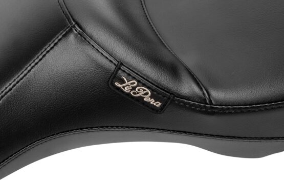 Le Pera Outcast Daddy Long Legs 2-Up Seat Plain Black Harley FLH/FLT 23-24 - Image 3