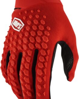 100 Percent Geomatic Gloves Red Black Large Men's MTB