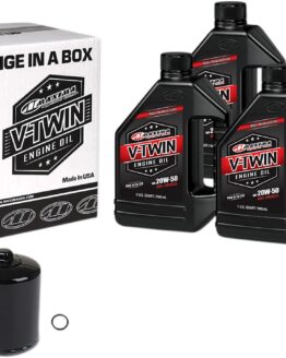 V-Twin Oil Change Kit Synthetic w/ Black Filter Milwaukee-Eight