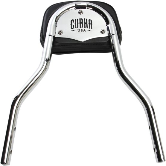 Cobra Detachable Backrest Round Chrome Fits Softail 2007-2017 - Image 2