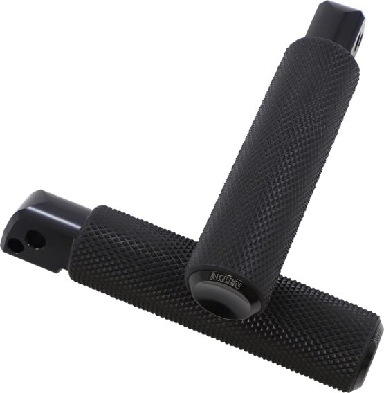 Arlen Ness Knurled Footpegs Black Fits M8 Softails 2018+ - Image 2