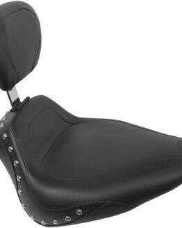 Studded Vinyl Solo Seat w/Backrest