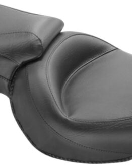 Smooth Vinyl 2-Up Seat - Black