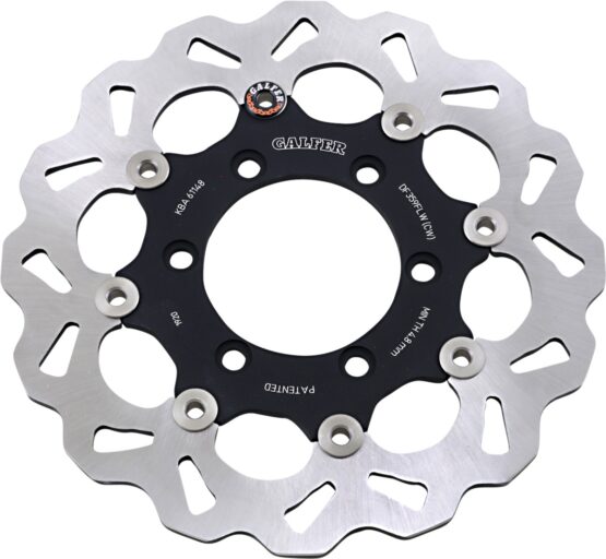 Front & Rear Floating Wave Brake Rotor Kit w/ Semi-Metallic Pads - Image 3