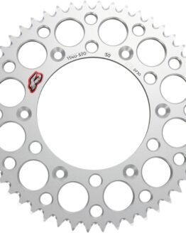 Rear Sprocket Grooved - Silver 520-50 Teeth