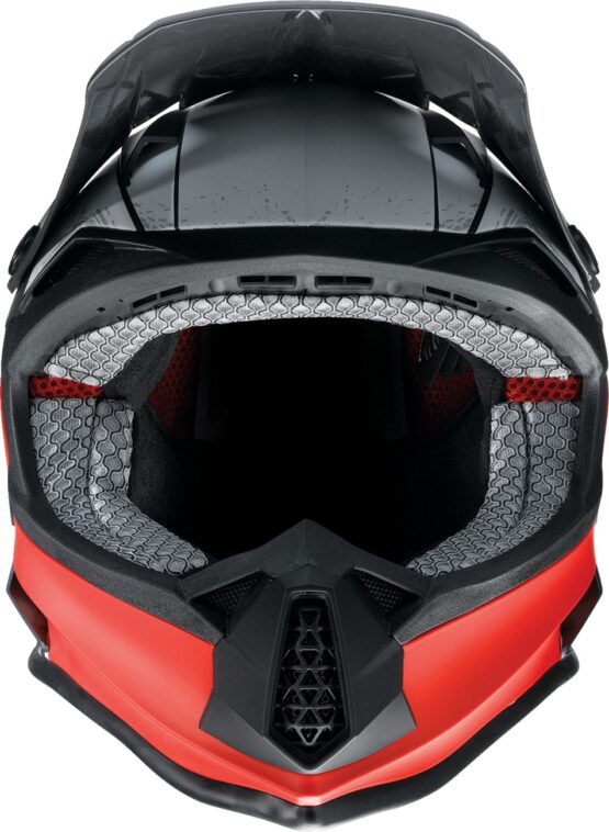 Z1R Youth F.I. Fractal MIPS Helmet - Large, Matte Black/Red - Image 4