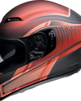 Z1R Jackal Dark Matter Full Face Helmet Matte Black Red Small
