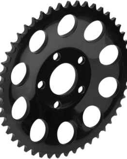 Carbon Steel 48T Drive Sprocket Gloss Black Offset 0.46"