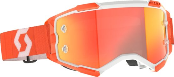 Scott Fury Goggle Orange Chrome Works Lens Adult Unisex
