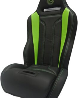 Performance Double T Solo Seat Black/Green