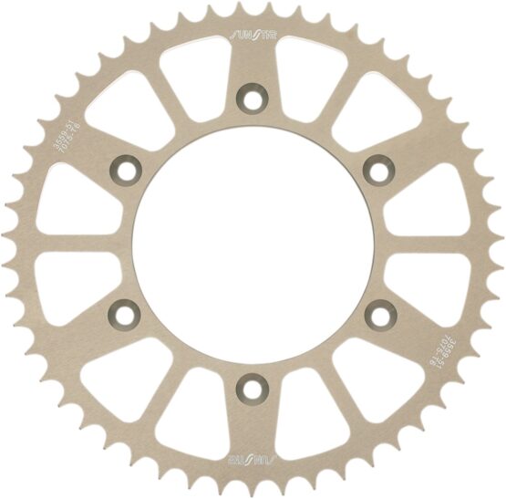 Sunstar Works Triplestar Aluminum Rear Sprocket 51T 520 Silver Fits Honda