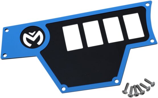 Moose Dashplate Left Blue 4Switch Large Fits 15-19 Polaris RZR 900/1000