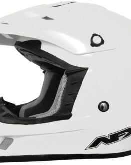 FX-17 Full Face Offroad Helmet Gloss White Large