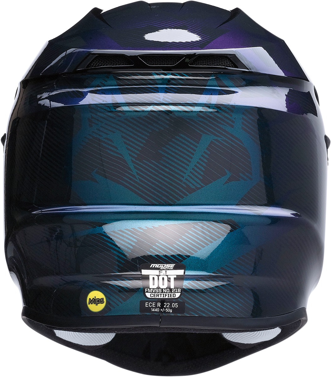 F.I. Agroid Camo Iridescent Blue MIPS Helmet MD - Image 4