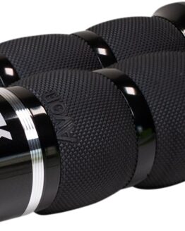 Khrome Werks Tracer Air Cushion TBW Grips Black For Harley-Davidson