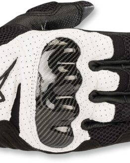 SMX1 Air V2 Motorcycle Gloves Black/White Small