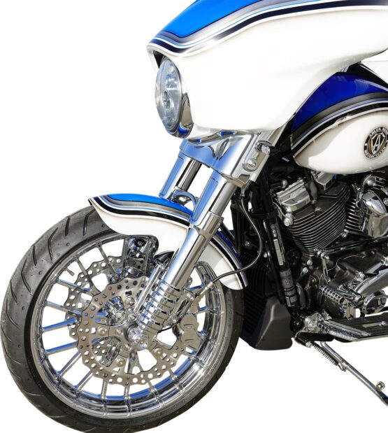 Arlen Ness Pro Short Front Fender 21in Raw For Harley FLTRX FLHX 2012-2025 - Image 2
