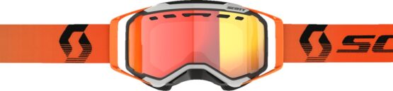 Scott Prospect Snow Cross LS Goggle Grey/Orange Red Chrome Lens - Image 3