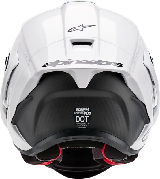 Alpinestars Supertech R10 Helmet Gloss White 2XL - Image 4