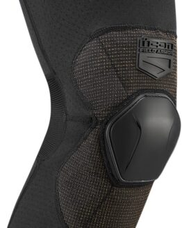 ICON Field Armor Compression Knee Guards Black L